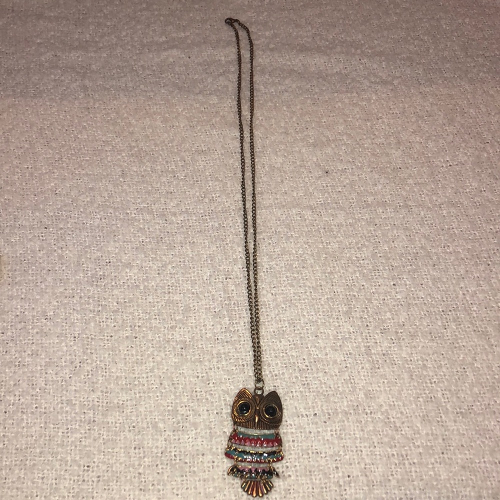 Adorable owl chain necklace (one of my favorites)